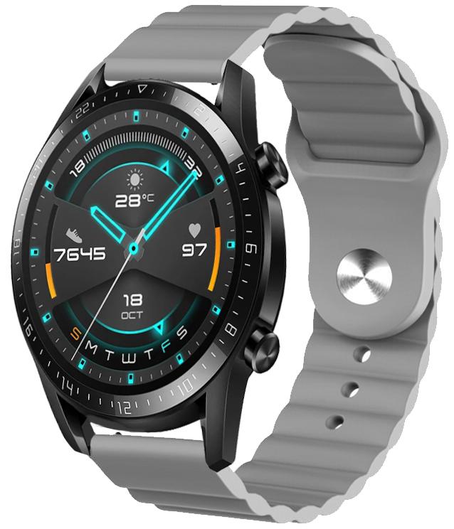 Ремешок Wave для Huawei Watch GT/GT2 Grey (16599) - фото 1 Ремешок Wave для Huawei Watch GT/GT2 Grey (16599) - фото 1