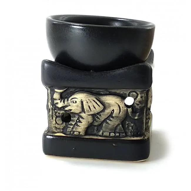 Аромалампа Куб со слонами 8х6,5х6,5 см