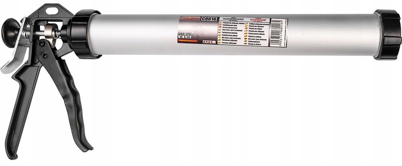 Пистолет для силикона тубусный Richmann профессиональный 600 мл 375 мм (C8016)
