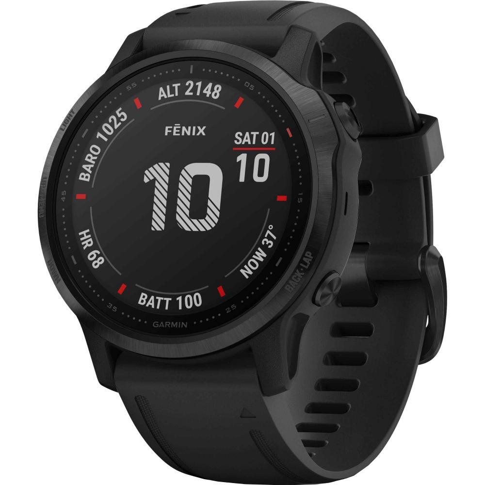 Смарт-годинник Garmin Fenix 6S Pro Black With Black Band (010-02159-14)