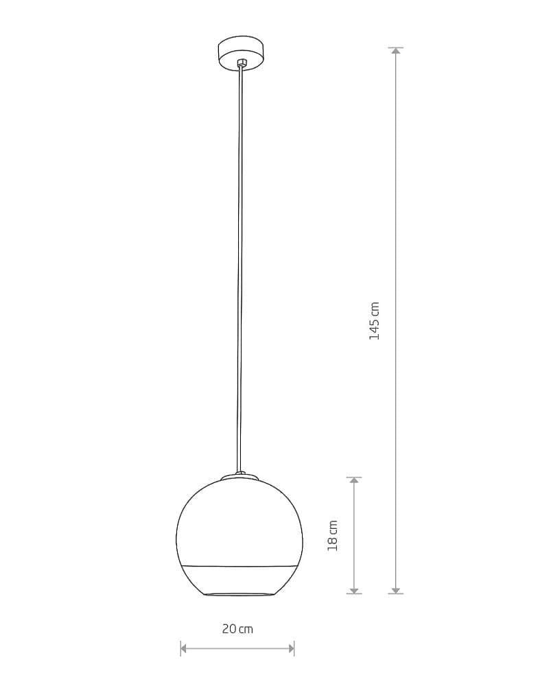 Підвісний світильник Nowodvorski 7605 Globe plus E27 1x60W (2229961575) - фото 2