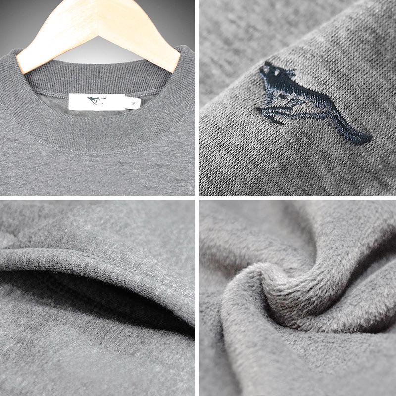 Термобелье мужское хлопковое с плотным мехом комплект кальсоны и кофта -5-25°С 2 XL Светло-серый - фото 4