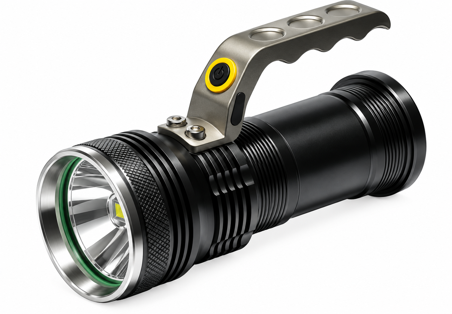 LED-прожектор ручной аккумуляторный BL-T801 USB с боковым светильником Black (3511097) LED-прожектор ручной аккумуляторный BL-T801 USB с боковым светильником Black (3511097)