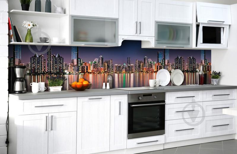 Скинали на кухню Zatarga «Спектральное отражение» 600х2500 мм виниловая 3Д наклейка кухонный фартук Скинали на кухню Zatarga «Спектральное отражение» 600х2500 мм виниловая 3Д наклейка кухонный фартук