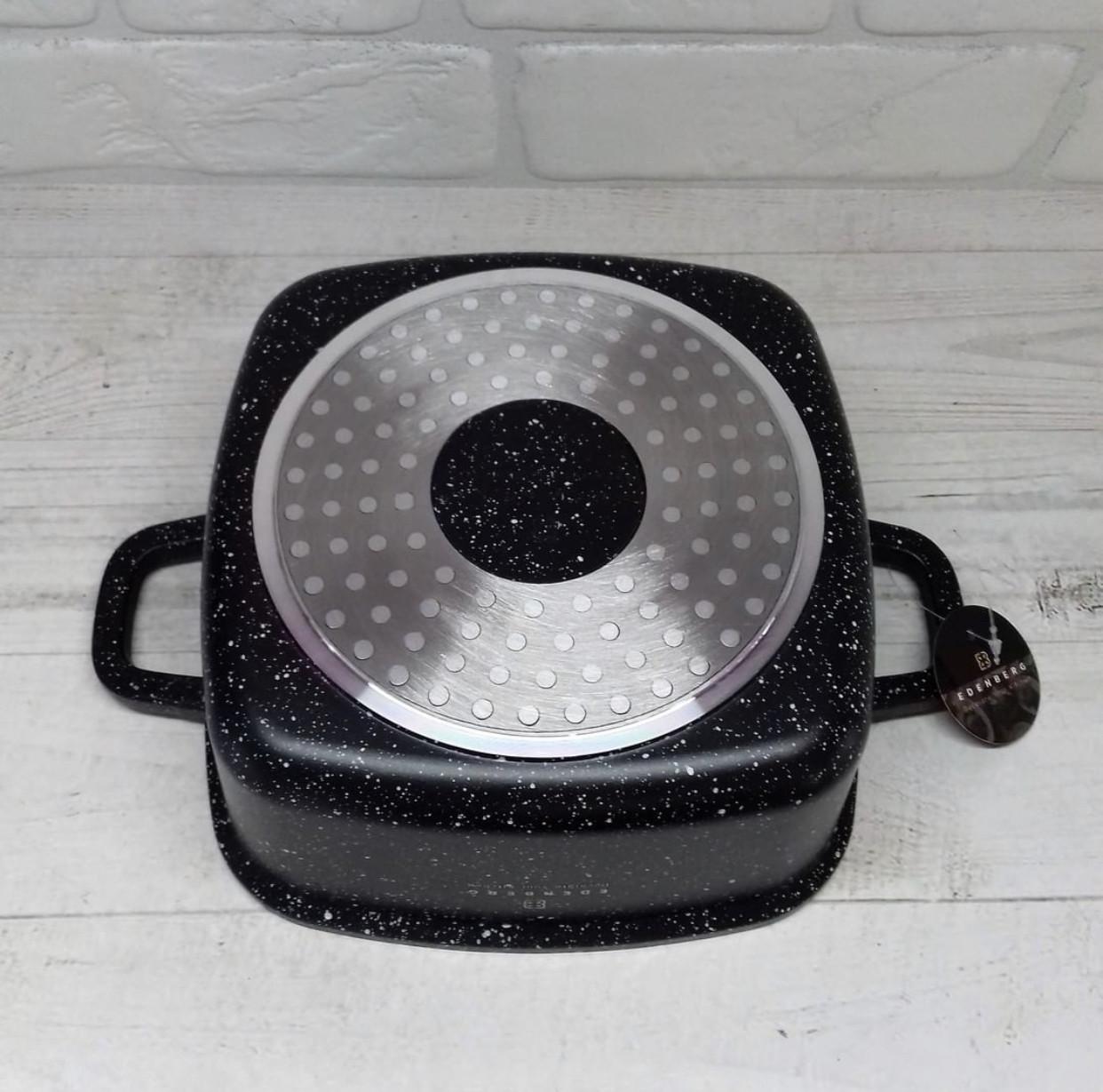 Набор кастрюль с мраморным антипригарным покрытием Edenberg EB-3986 10 пр. - фото 9 Набор кастрюль с мраморным антипригарным покрытием Edenberg EB-3986 10 пр. - фото 9