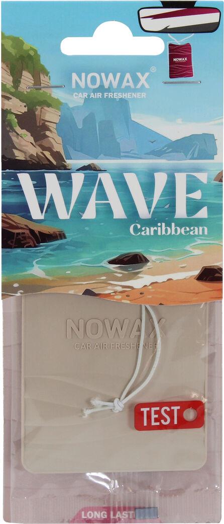 Ароматизатор Nowax Wave Caribbean подвесной лист (NX07776)
