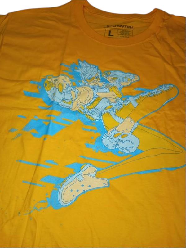 Футболка унісекс Оverwatch бавовна L Жовтий (28363918) - фото 2