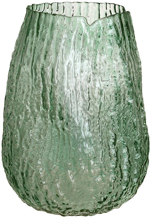 Ваза для квітів скляна Stefania 15х26 см Зелений