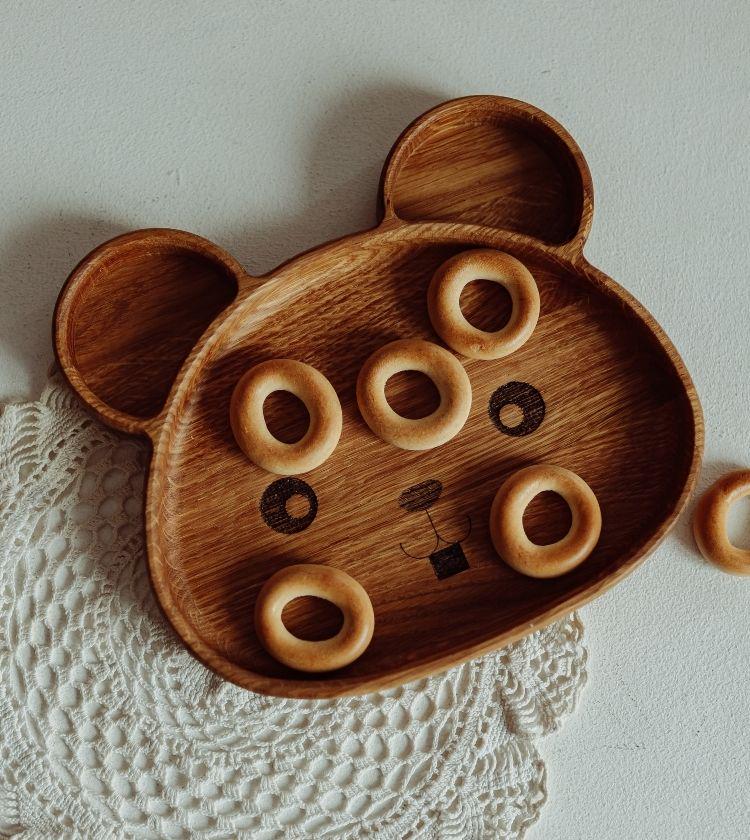 Тарілка дитяча дерев'яна для прикорму Вемедик (098) - фото 3