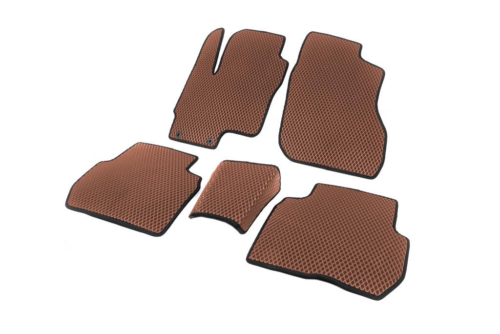 Коврики автомобильные Digital Designs P-HEV для Mitsubishi Outlander 2012-2021 г EVA Коричневый (122358)