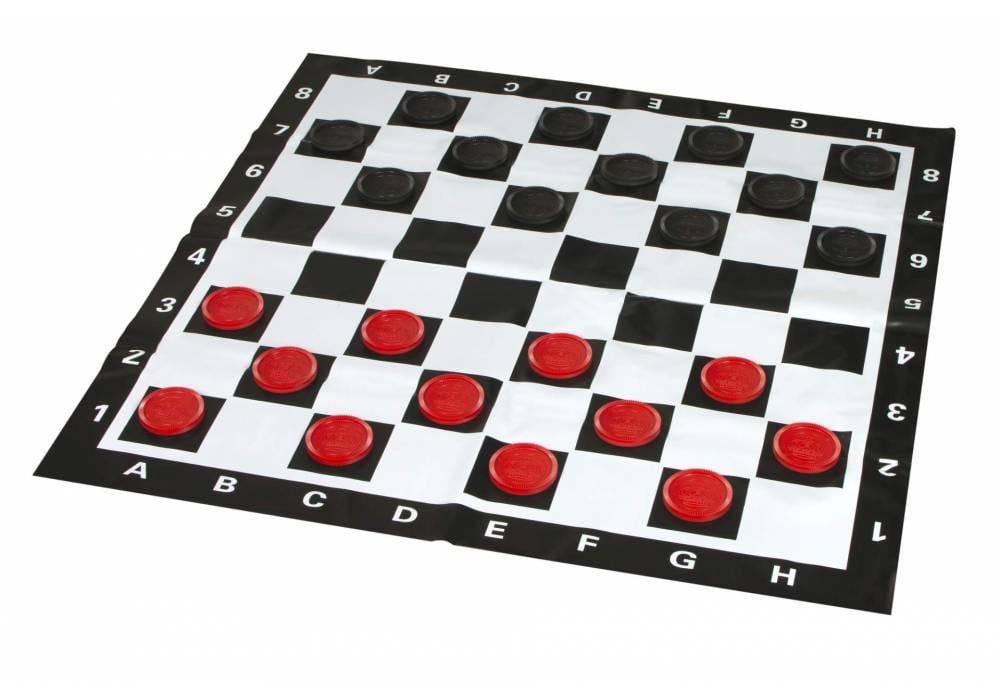 Шашки садовые 7 см с полем 90х90 см (GKC-3)