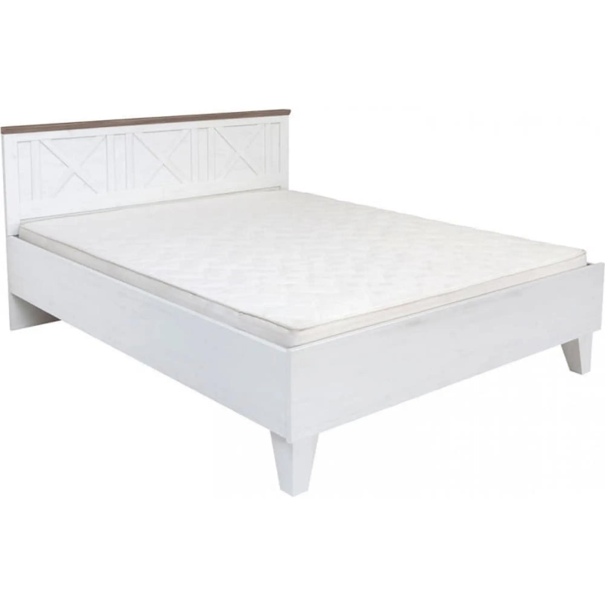 Кровать двуспальная Гербор Тина LOZ180 с основанием под матрас 180x200 см Сосна каньон/Дуб сонома трюфель (GRB-1174)