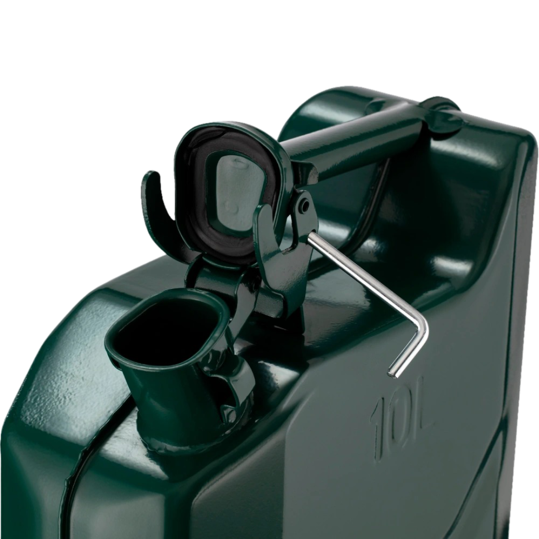 Каністра паливна 2E вертикальна металева 0,8 мм 10 л Зелений (634904) - фото 2 Каністра паливна 2E вертикальна металева 0,8 мм 10 л Зелений (634904) - фото 2