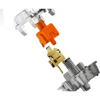 Клавіатура Hator Gravity X TKL Orange USB White (HTK551UA) - фото 9 Клавіатура Hator Gravity X TKL Orange USB White (HTK551UA) - фото 9