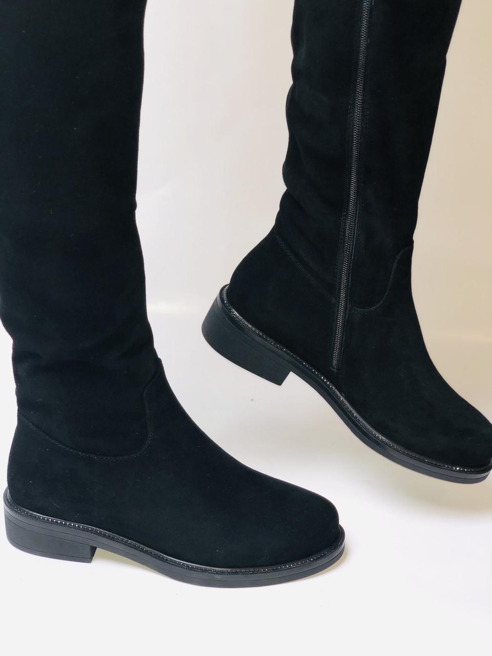Ботфорти жіночі зимові Molka р. 38 24,0 см Чорний (2449) - фото 6 Ботфорти жіночі зимові Molka р. 38 24,0 см Чорний (2449) - фото 6