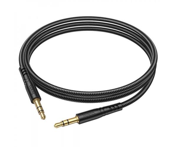 Аудио-кабель Hoco UPA24 Smooth AUX audio cable 1 м Black - фото 4 Аудио-кабель Hoco UPA24 Smooth AUX audio cable 1 м Black - фото 4