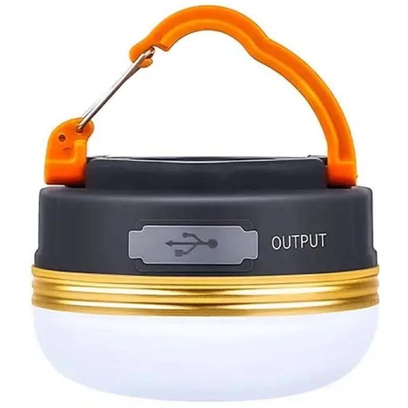 Фонарь кемпинговый YD-1-LED с функцией Power Bank и microUSB Черный (623511)