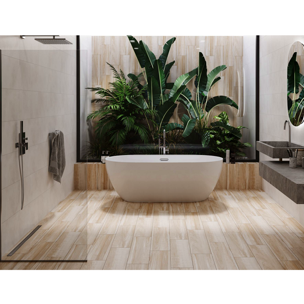 Плитка під дерево Cersanit FLAXWOOD 20x60 см Бежевий (23643935) - фото 2