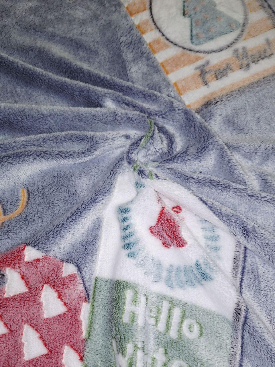 Плед новогодний флисовый Malloory Home Hello Winter полуторный 150x200 см (1492) - фото 5