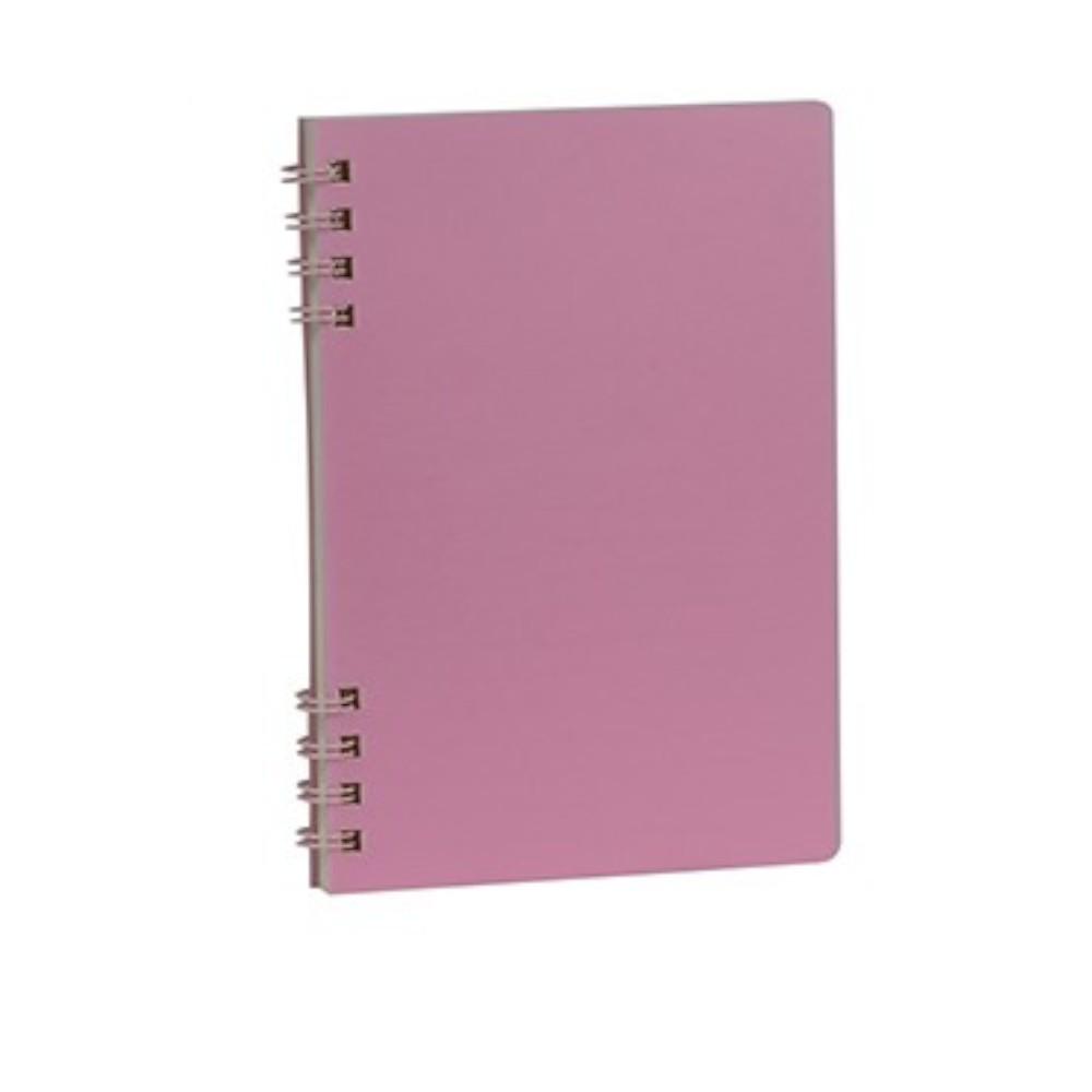 Блокнот на спирали Stenson Ordinary A5 100 лист. Розовый (WW01588ST)