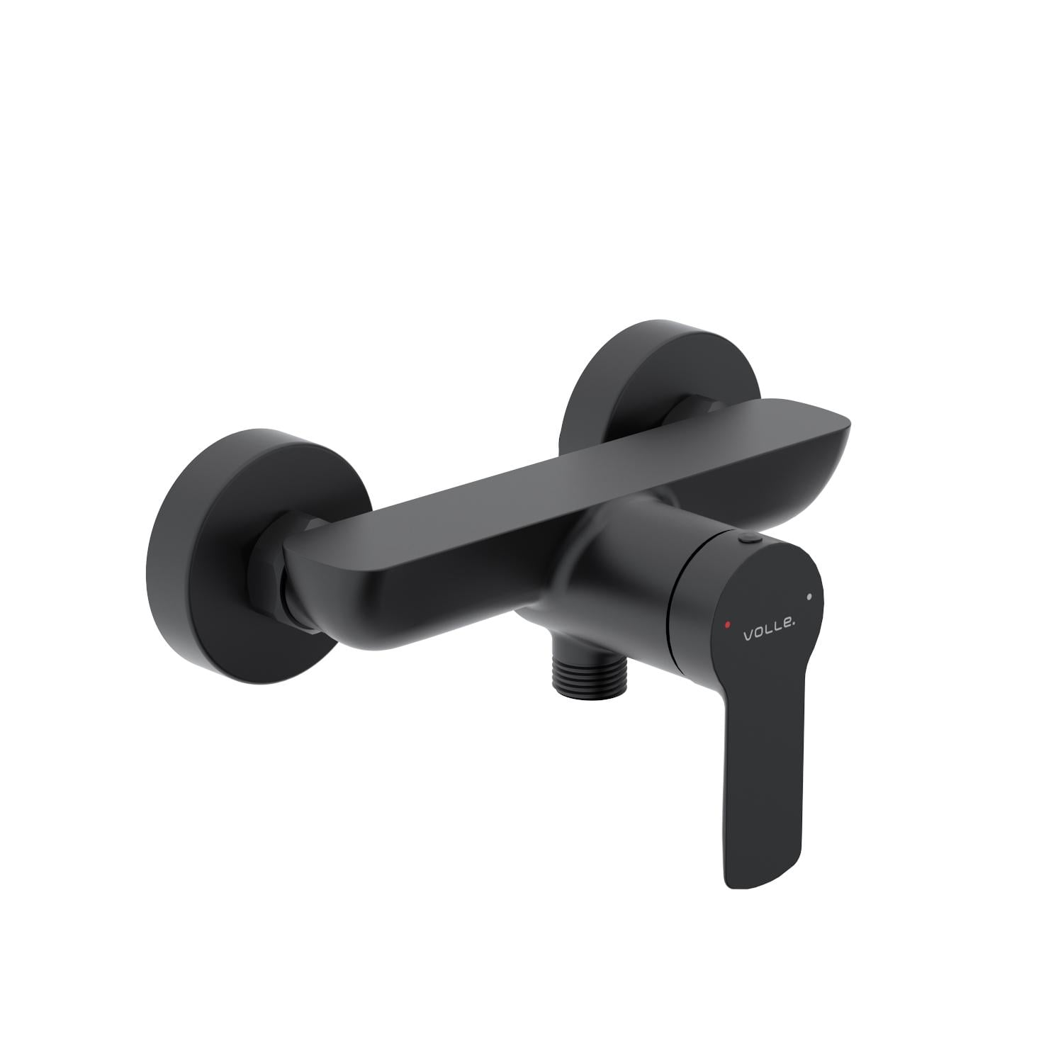 Смеситель для душа VOLLE Libra однорычажный Черный матовый (1521.100104)