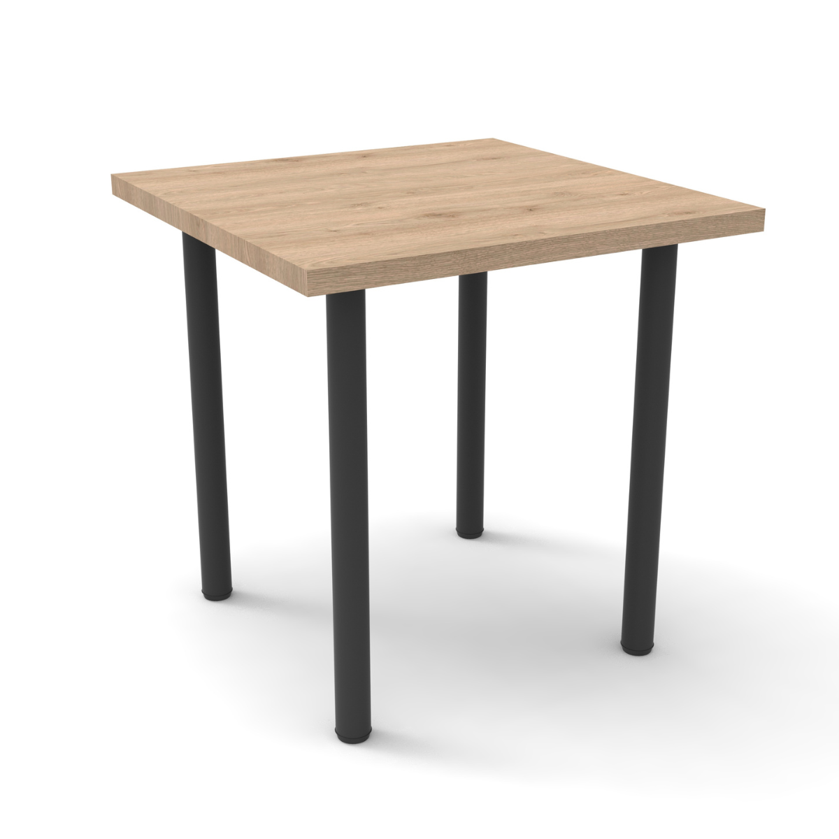Стол для маленькой кухни LoftLab Usual 700х700х740х32 мм Дуб сонома (10002)