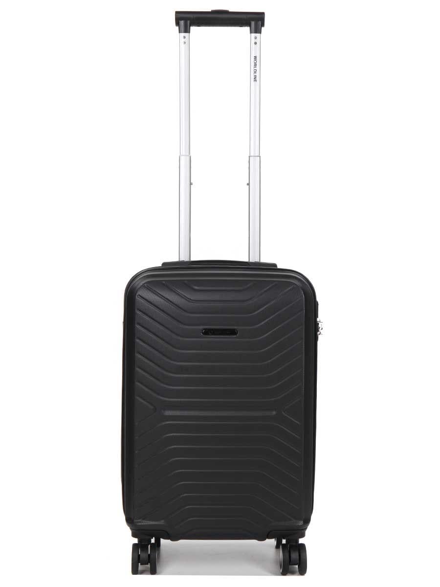 Чемодан Франция имел Worldline S 55х35х24 см 42 л 2,6 кг Черный (625)