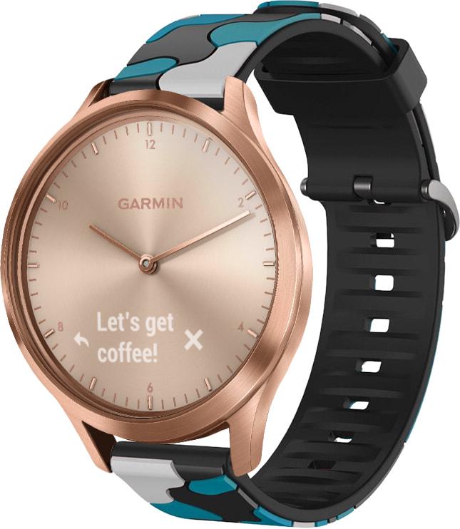 Ремінець Tactic Camouflage для Garmin Vivomove HR Blue (32905-28)