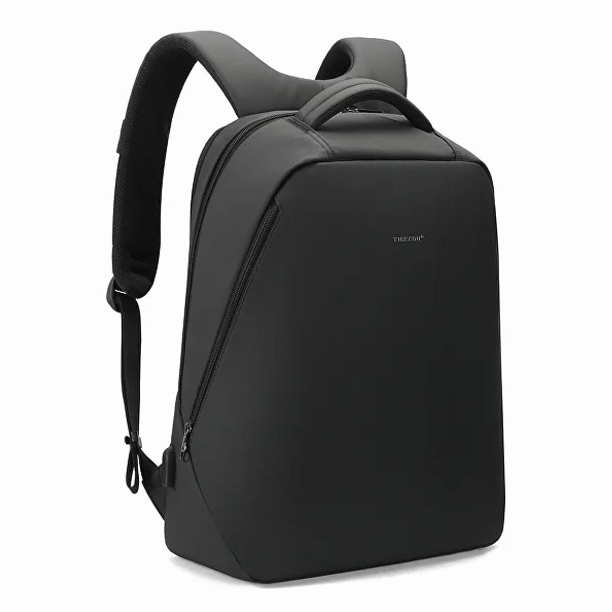 Городской рюкзак Tigernu T-B3164TPU для ноутбука 17,3" с USB 25 л + кодовый замок Черный (4184)