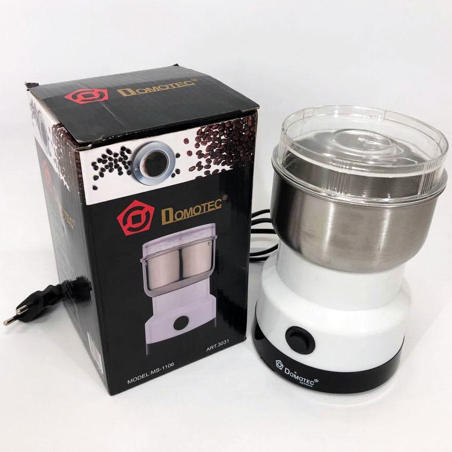 Кавомолка ротаційна Domotec MS-1106 150W - фото 8 Кавомолка ротаційна Domotec MS-1106 150W - фото 8