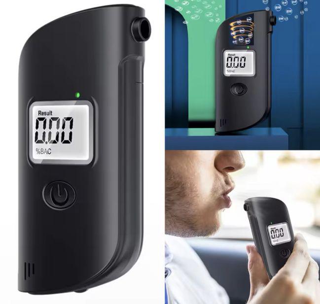 Алкотестер на батарейках Breathalizer портативний персональний Чорний (23630704) - фото 2 Алкотестер на батарейках Breathalizer портативний персональний Чорний (23630704) - фото 2