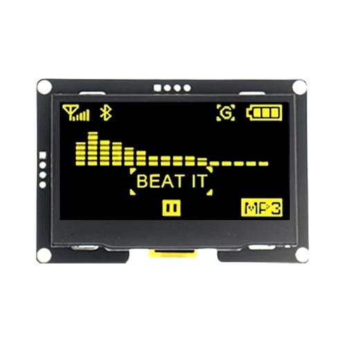 Дисплей OLED 2.42 драйвер SSD1309 интерфейс I2C Жовтий (25793156)