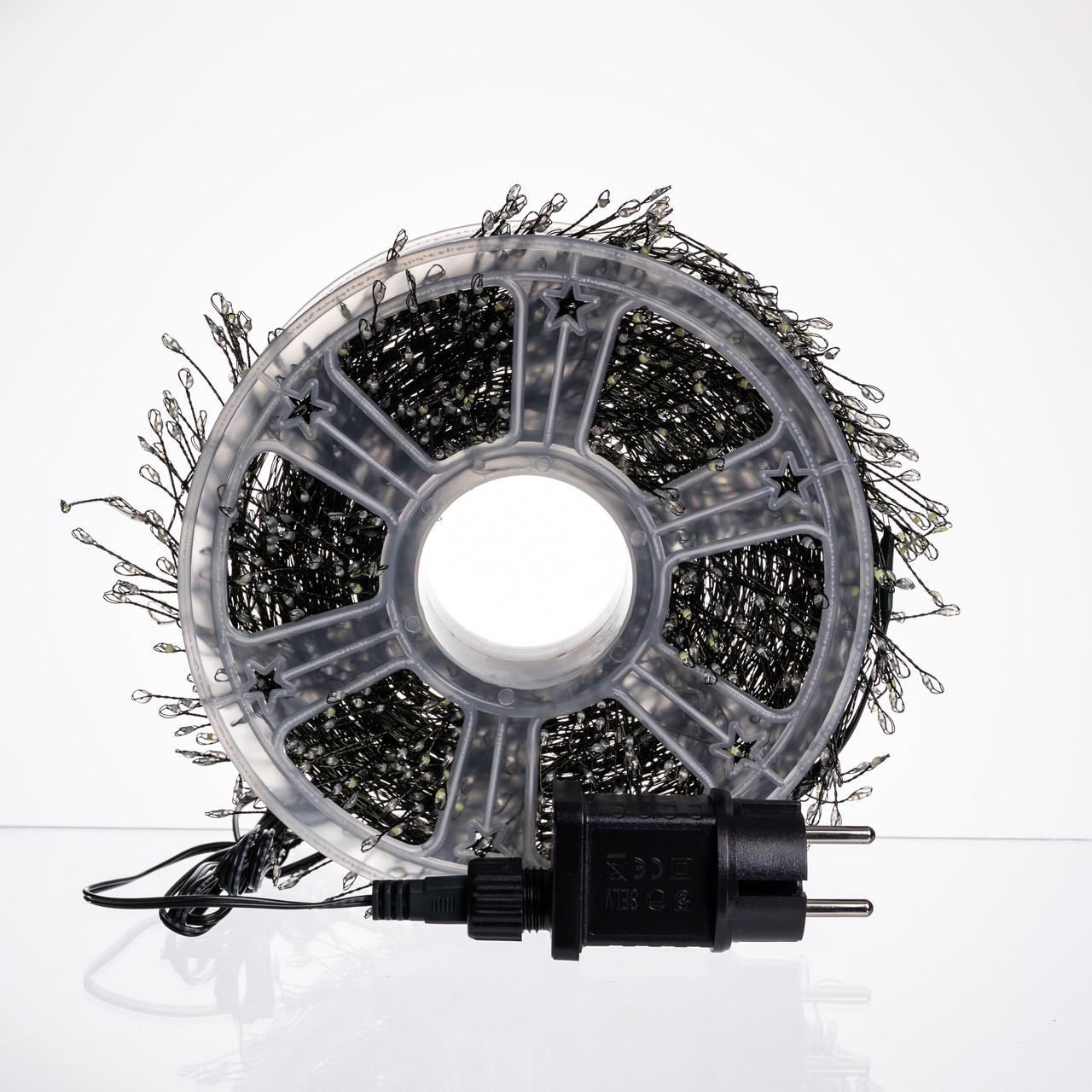 Гирлянда-нить Роса Хвойная лапа 3000 LED 100 м Зеленый/Синий (D3000L100MGBL)