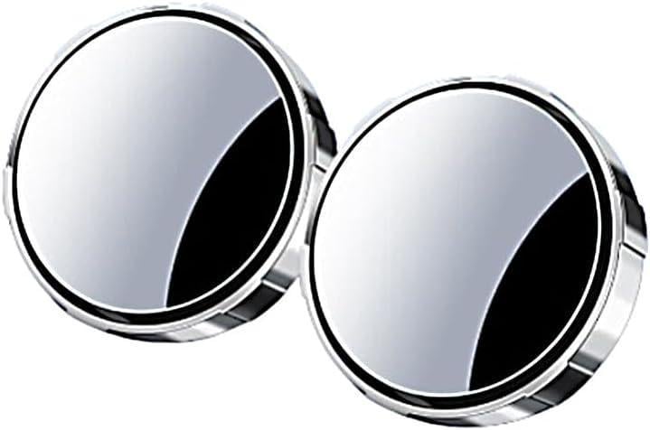 Додаткове дзеркало для автомобіля для огляду сліпих зон 2 шт. 5 см Срібний (Е051654)
