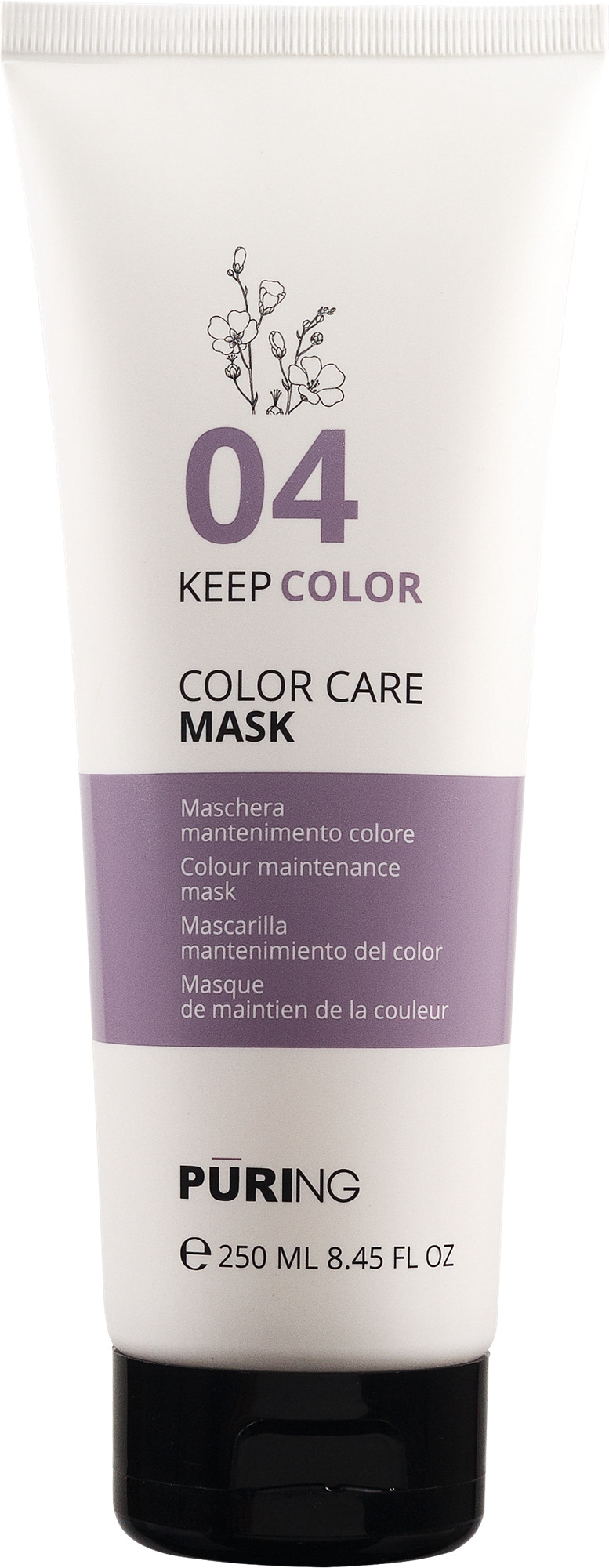 Маска для підтримання кольору фарбованого волосся Puring 04 KEEPCOLOR 250 мл (8473) Маска для підтримання кольору фарбованого волосся Puring 04 KEEPCOLOR 250 мл (8473)