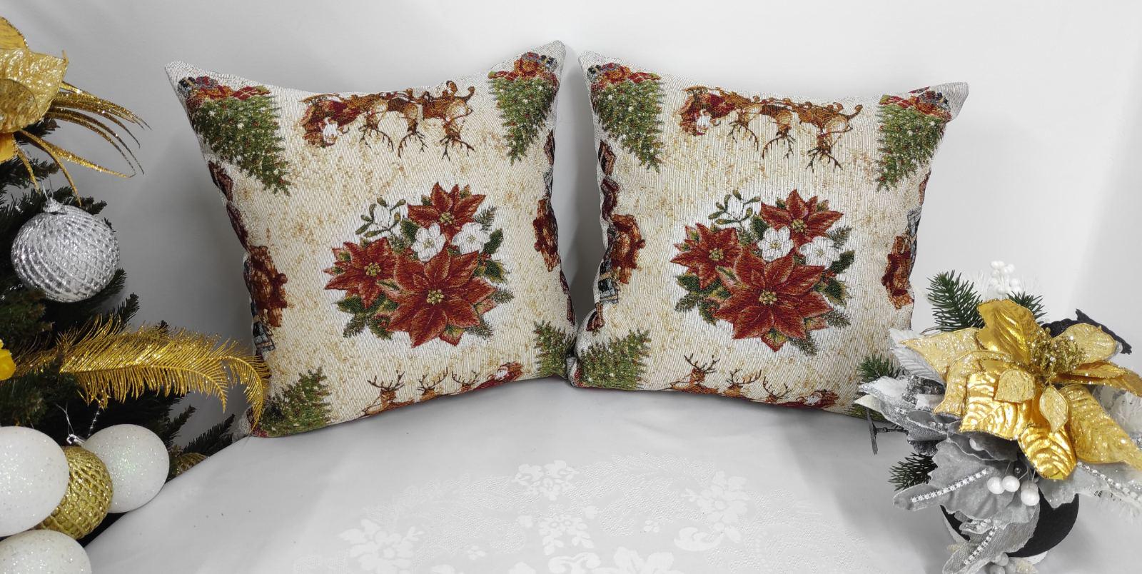 Набір новорічний 2 наволочки 45х45 ST-165 в коробці (CN11721)