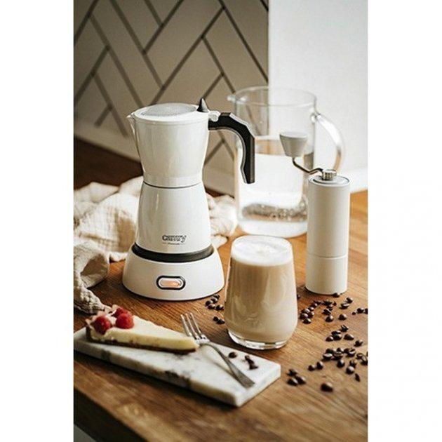 Кавоварка Camry CR 4415 Moka 300 мл White (13379458) - фото 7 Кавоварка Camry CR 4415 Moka 300 мл White (13379458) - фото 7