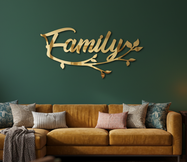Зеркальный декор DFA Family для стен и мебели Золотой (YA00046-G)