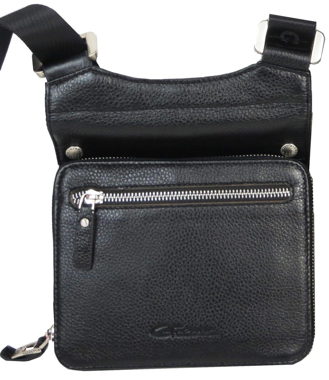 Сумка мужская Giorgio Ferretti B90002 через плечо из натуральной кожи Черный Сумка мужская Giorgio Ferretti B90002 через плечо из натуральной кожи Черный