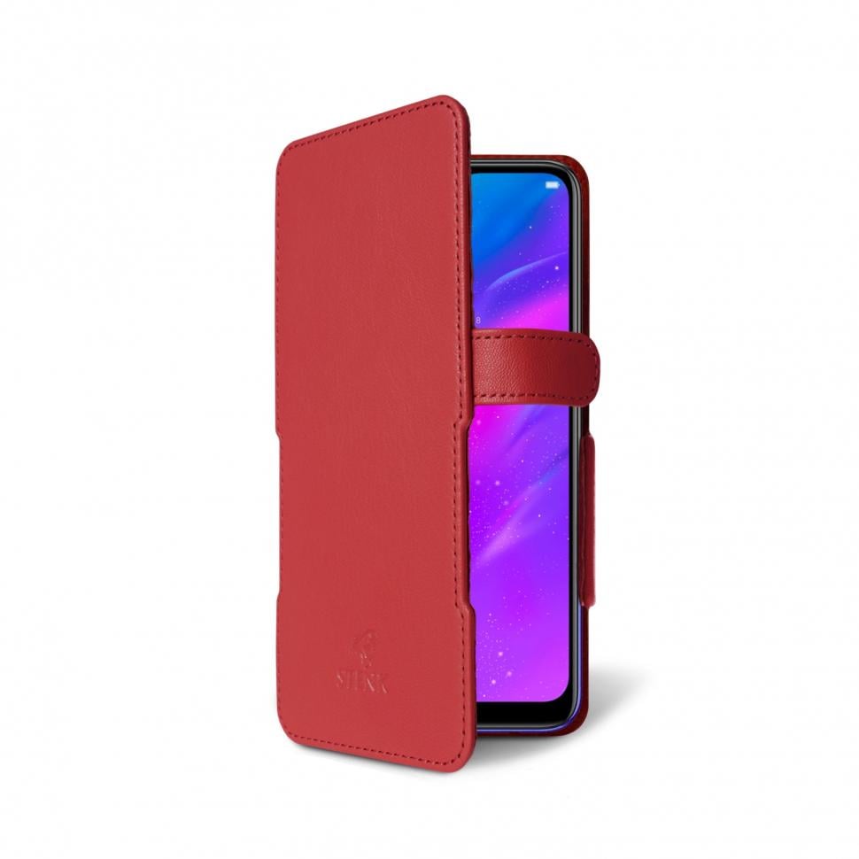 Чехол книжка Stenk Prime для Realme 3 Красный (66615)