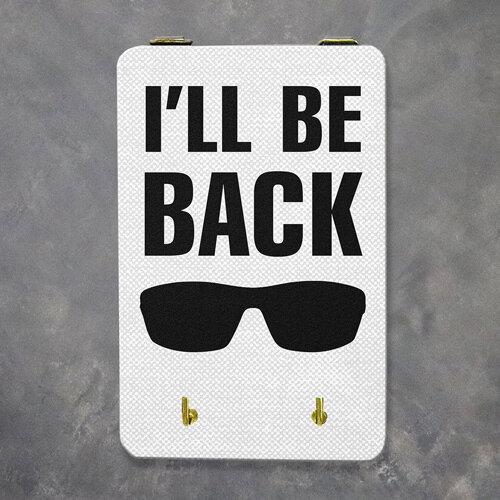 Ключница настенная маленькая I'll be back 10х15 см (KEDL_21S007)