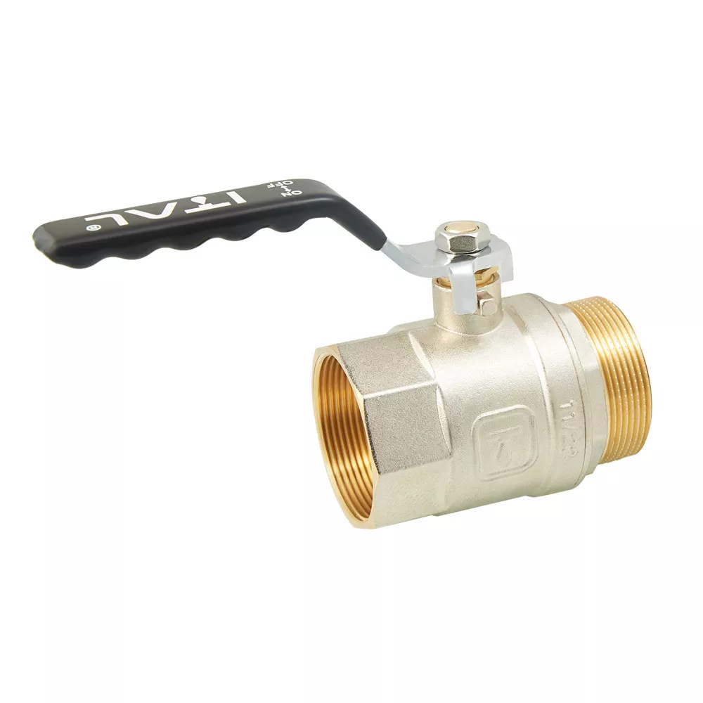 Кран кульовий ITAL PN25 ВЗ ручка 2" Нікель (1046058) - фото 2 Кран кульовий ITAL PN25 ВЗ ручка 2" Нікель (1046058) - фото 2