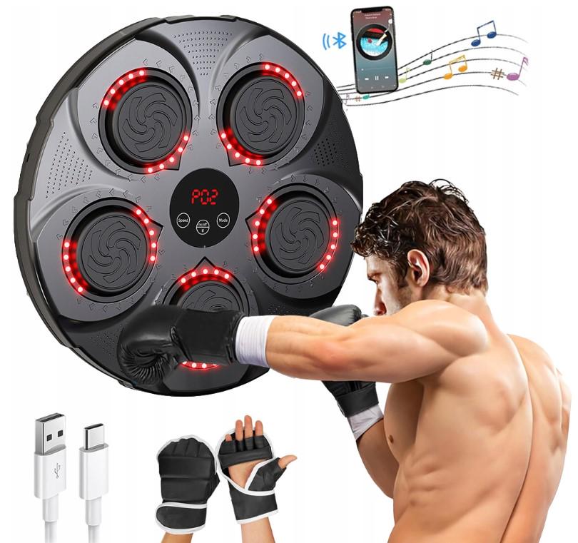 Настінний бокс-тренажер із підсвічуванням/динаміком для тренувань (2104618357) - фото 6 Настінний бокс-тренажер із підсвічуванням/динаміком для тренувань (2104618357) - фото 6