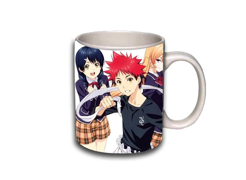 Чашка Сома Юкихира аниме Повар-боец Белый (z1164)