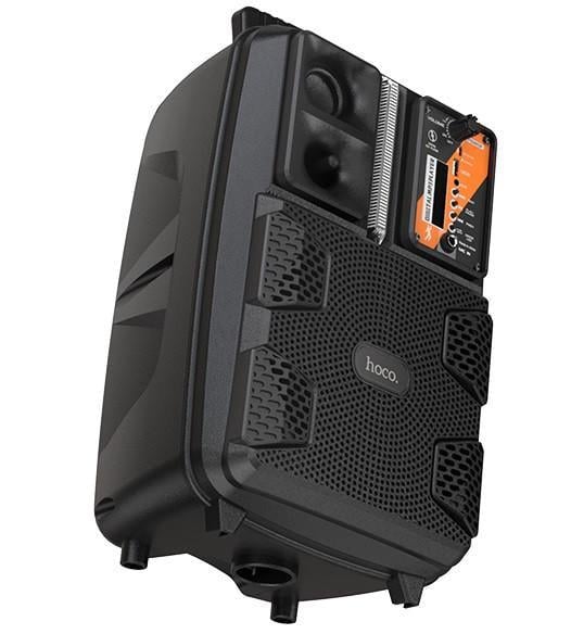 Портативная колонка Hoco BS37 Bluetooth 5 с проводным микрофоном Black