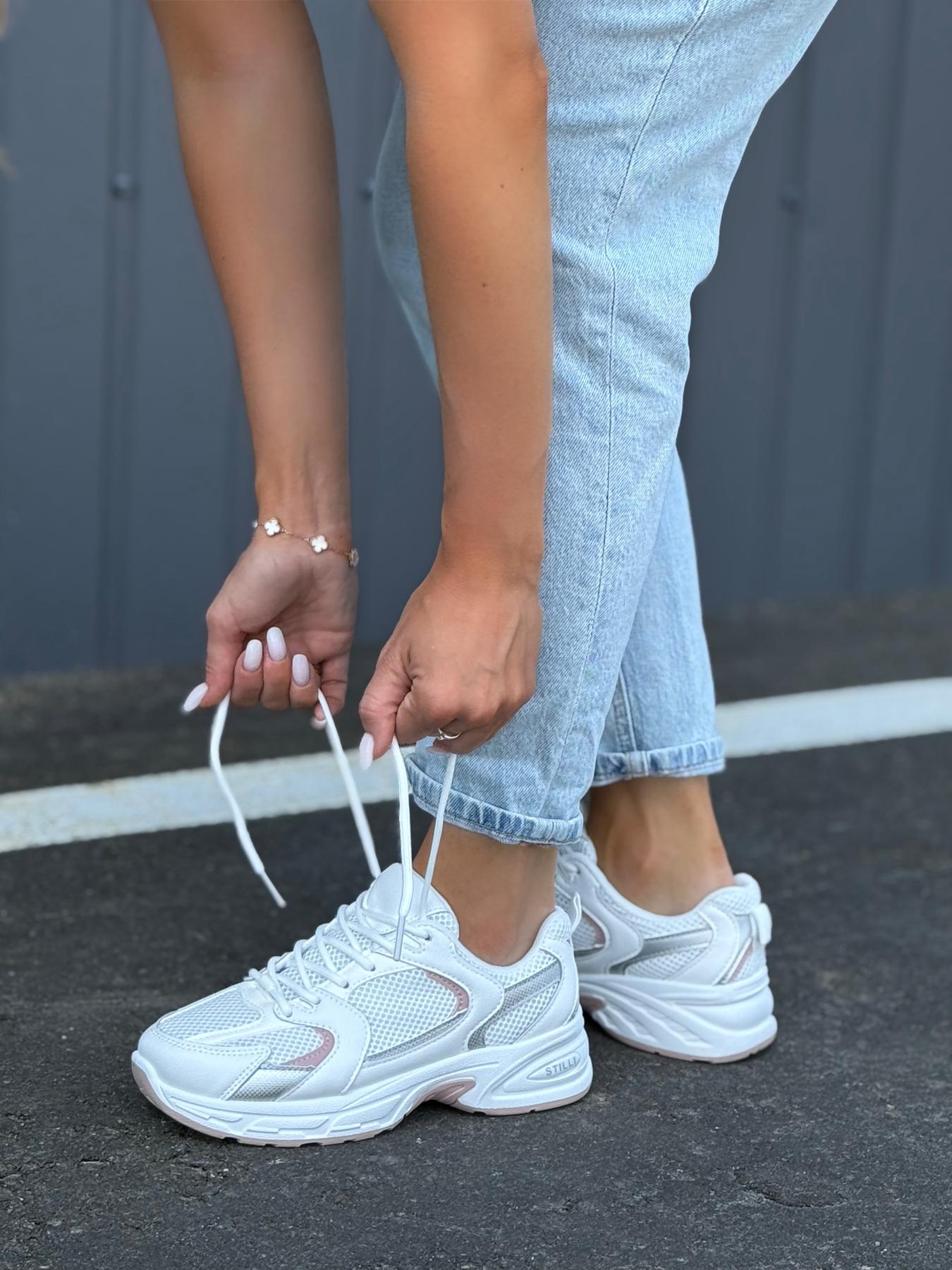 Кроссовки женские пресс кожа р. 40 Белый (4329540s5) - фото 7 Кроссовки женские пресс кожа р. 40 Белый (4329540s5) - фото 7