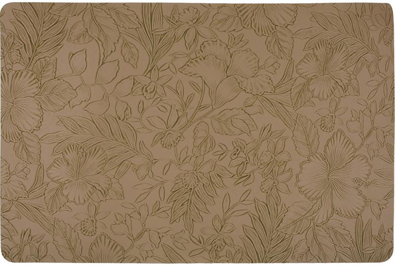 Набор сервировочных ковриков Flowery из эко-кожи 6 шт. 30х45 см Песочный Набор сервировочных ковриков Flowery из эко-кожи 6 шт. 30х45 см Песочный