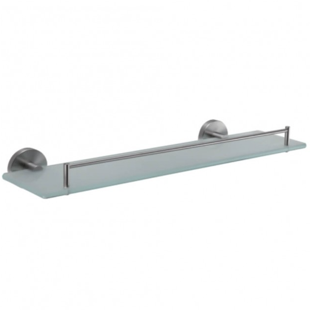 Полиця настінна скляна Frap F30107 Сатин (126679) Полиця настінна скляна Frap F30107 Сатин (126679)