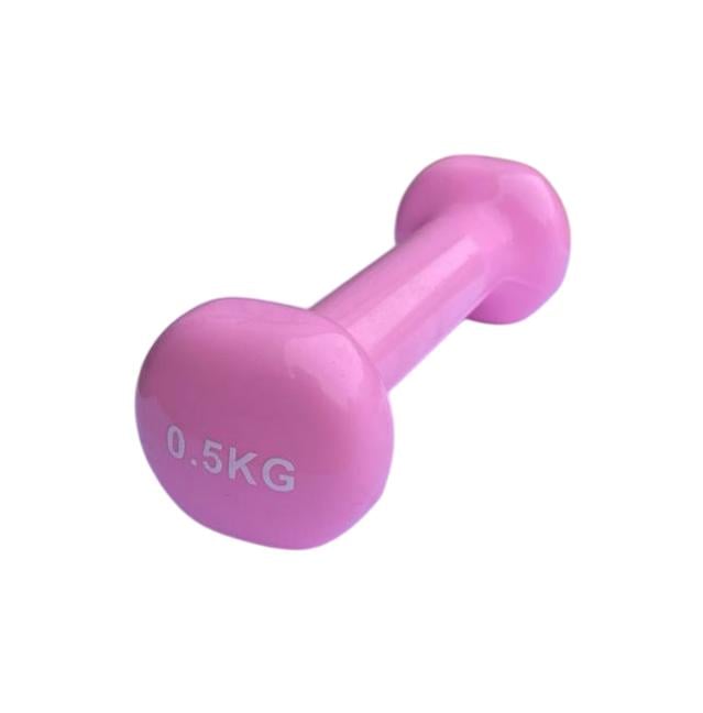 Гантель для фитнеса Generation Fitness FF51D3B с виниловым покрытием 0,5 кг Розовый (FF51D3B-0.5kg pink) - фото 1 Гантель для фитнеса Generation Fitness FF51D3B с виниловым покрытием 0,5 кг Розовый (FF51D3B-0.5kg pink) - фото 1