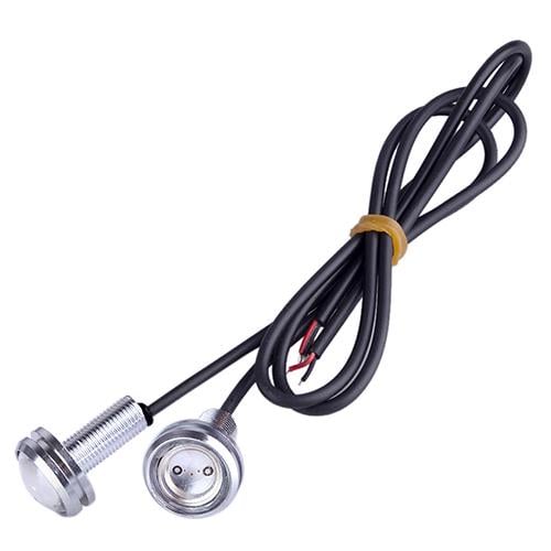 Болты для крепления номера с подсветкой 23-COB 12V хромированные 2 шт. Red (AG-60339)